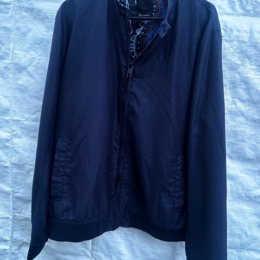 Ted Baker Navy Windbreaker Jacket